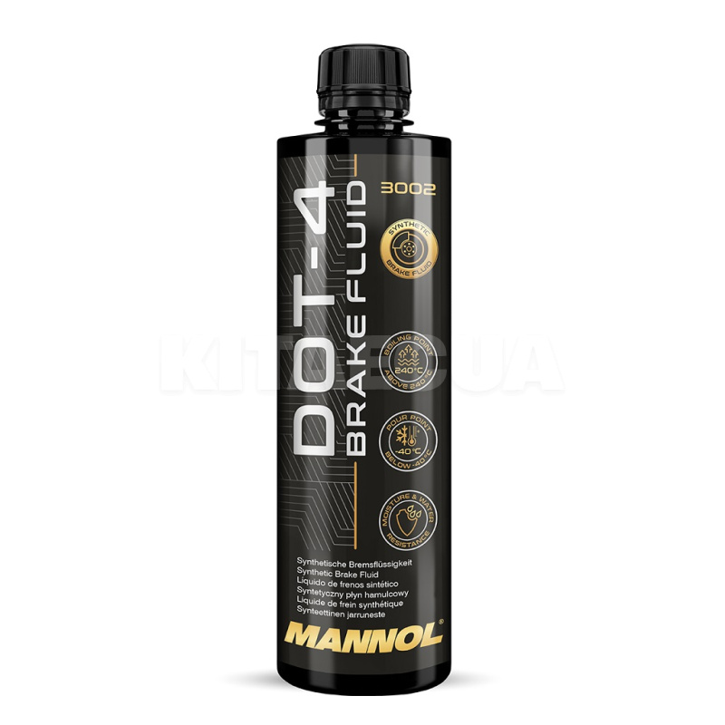 Гальмівна рідина 0.5 л DOT4 Mannol (MN3002-0.5)