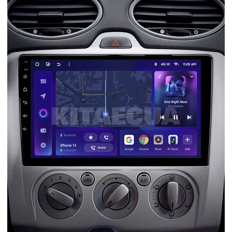 Штатна магнітола MOSS M2 4+32 Gb 9" Ford Focus 2 Mk2 2004-2011 (F1) AMS (49050) - 2