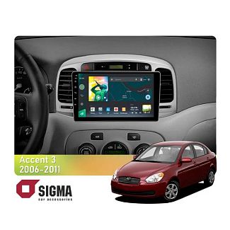 Штатна магнітола X9232 2+32 Gb 9" Hyundai Accent 3 2006-2011 SIGMA4car
