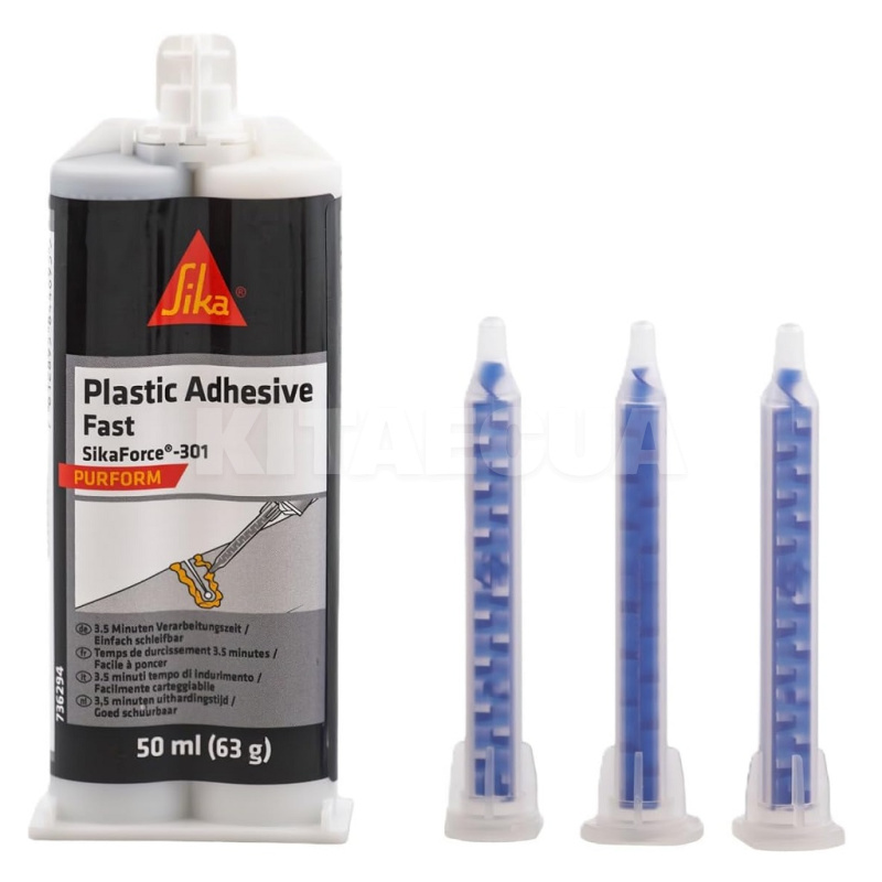 Клей для ремонта пластика SikaForce-301 50мл SIKA (00000265112-Sika)