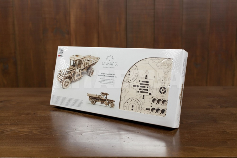 Механическая модель 3D пазл "Грузовик UGM-11" UGEARS (70015) - 10