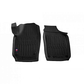 Резиновые коврики передние SEAT Ibiza (6L) (2002-2008) AV2 клипсы Stingray