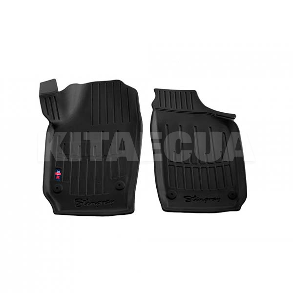 Гумові килимки передні Seat Ibiza (6L) (2002-2008) AV2 кліпси Stingray (5020062)