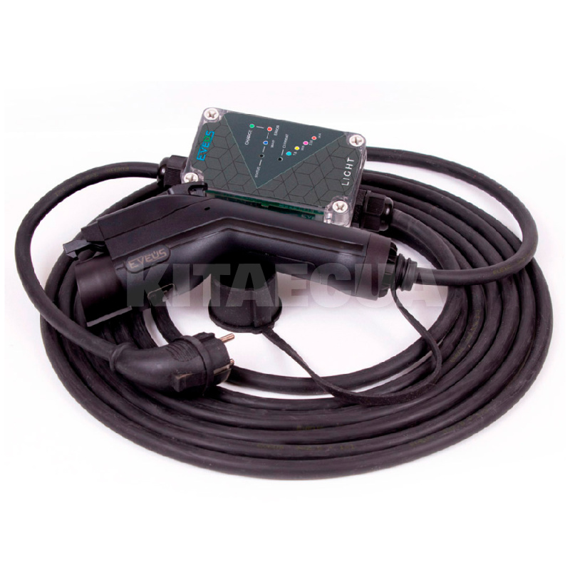 Зарядка для электромобиля Type 2 3.7 кВт 16A 1-фаза Light EVEUS (M16 T2 Light)