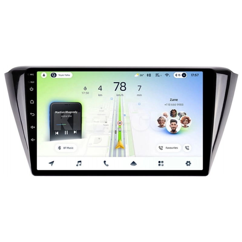 Штатная магнитола CC4L 6+64 Gb 9" Skoda Fabia 2014-2018 Teyes (71519)