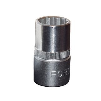 Головка торцевая 12-гранная 15 мм 1/2" 38 мм FORCE