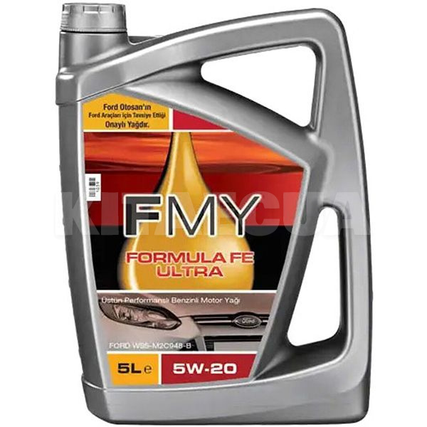 Масло моторне синтетичне 5л 5W-20 FMY Formula FE Ultra OPET (601207273)