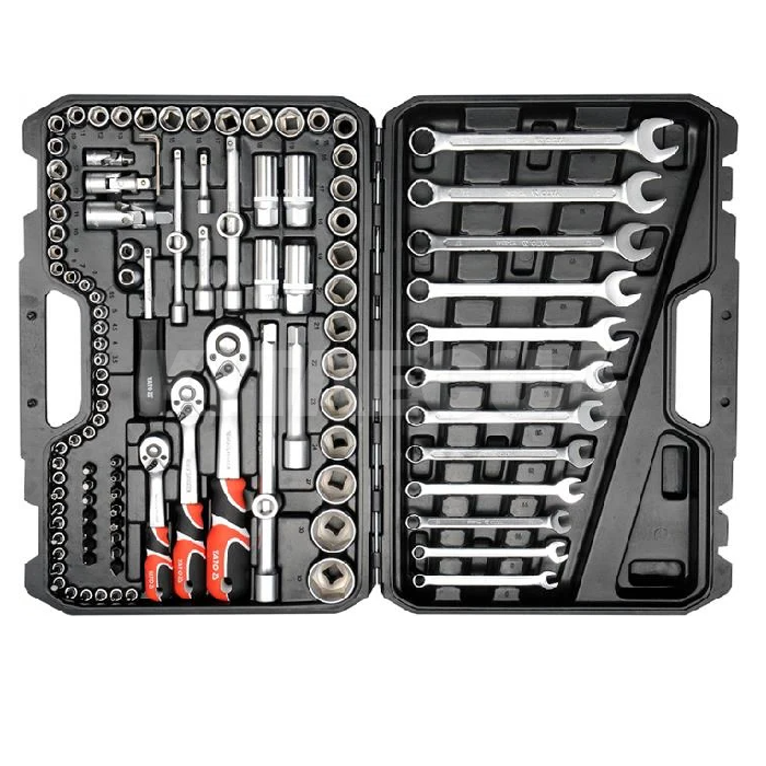 Набір торцевих головок 1/2" 3/8" 1/4" 111 предметів YATO (YT-38831-YATO)