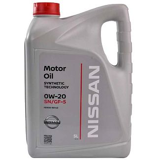 Масло моторное синтетическое 5л 0W-20 Synthetic Technology NISSAN