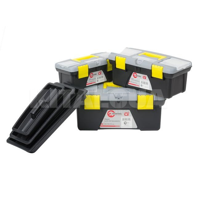 Комплект ящиков для инструментов 3 шт (10", 12", 14") Intertool (BX-0303-INTERTOOL) - 22