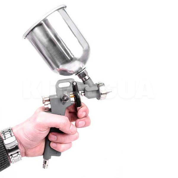 Краскопульт пневматический HP 1.5мм 5 бар бачок 600мл Intertool (PT-0205-INTERTOOL) - 6