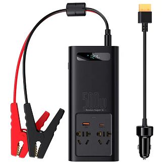 Автомобильный инвертор 12-220В 500Вт BASEUS