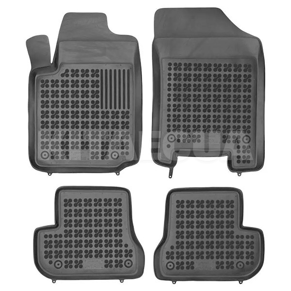 Резиновые коврики в салон Citroen C2 (2003-н.в.) (4шт) 201202 REZAW-PLAST (894)
