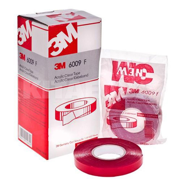 Двусторонняя клейкая лента 40мм х 2м прозрачная 3M (6009F-40мм-2м)