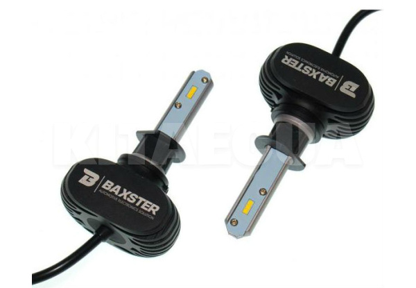 Светодиодная лампа 12V/24V 25W H1 6000 K +70% S1-Series с радиатором (компл.) Baxter (00-00007383) - 3