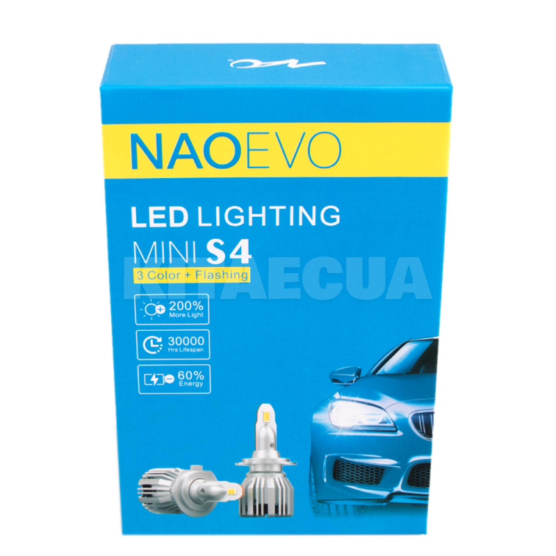 LED лампа для авто S4 H8 H9 H11 H16 30W 6500K (комплект) PULSO (S4-H8-H9-H11-H16) - 2