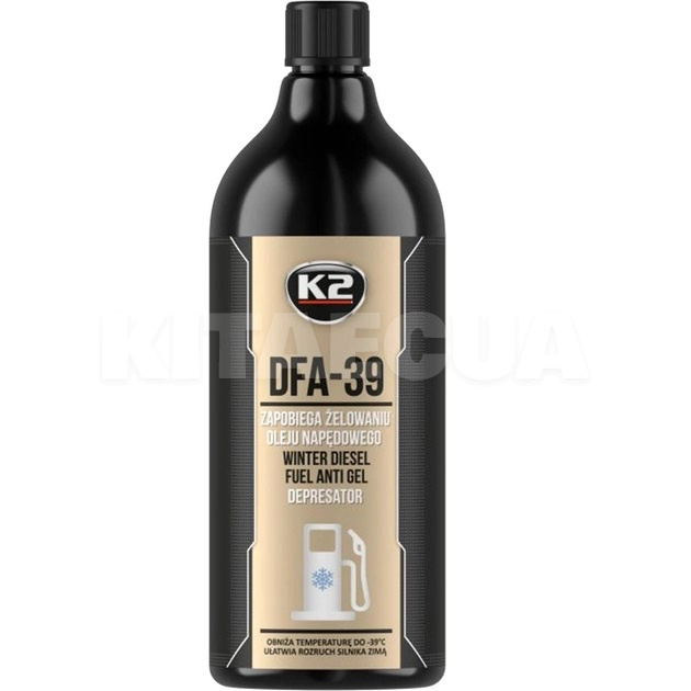 Антигель в дизтопливо 1л Turbo DFA-39 K2 (ET301)