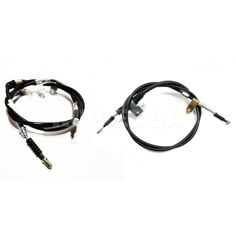 Трос ручного гальма (комплект) KLM Autoparts на Geely EMGRAND EC7 (1064001076-1064001077-K)