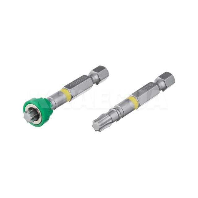 Комплект біт Torx T30 з обмежувачем 1/4" 25мм S2 2шт. Intertool (VT-0232)