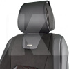 Чехлы на сиденья черно-красные с подголовником 3D Montana BELTEX (BX87110)