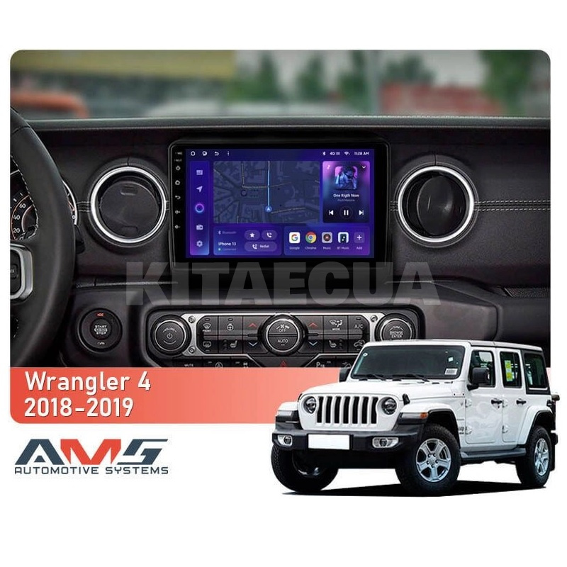 Штатна магнітола MOSS M3 4+32 ГБ 9" Jeep Wrangler 4 JL 2018-2019 (L1) AMS (50040) - 2