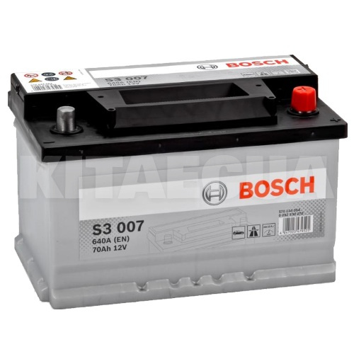 Аккумулятор автомобильный 70Ач 640А "+" справа Bosch (0092S30070)