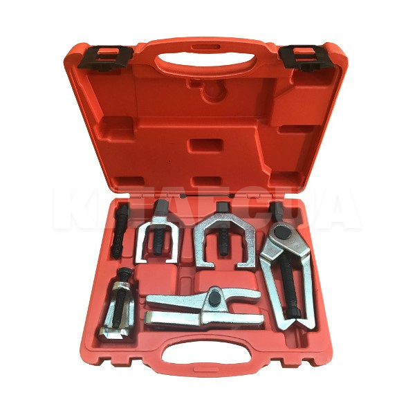 Набор съемников шаровых опор и рулевых наконечников универсальный 6 предметов СТАНДАРТ (NSK0501)