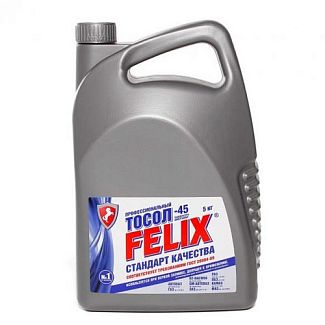 Тосол 5кг -45°С FELIX