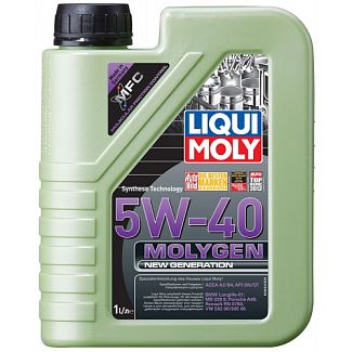 Масло моторне синтетичне 1л 5W-40 Molygen New Generation LIQUI MOLY