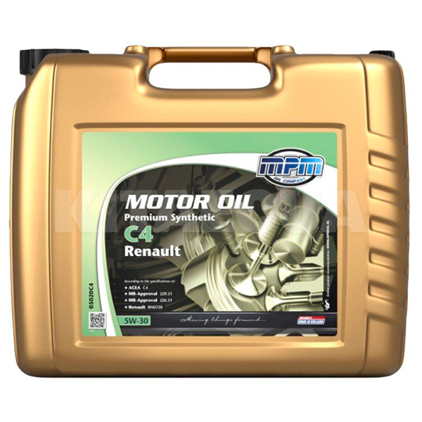 Масло моторное синтетическое 20л 5W-30 C4 Renault MPM (MPM_05020C4)