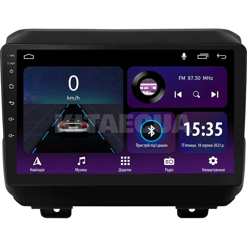 Штатна магнітола E10232 2+32 Gb 10" Jeep Wrangler 4 JL 2018-2019 SIGMA4car (42303)