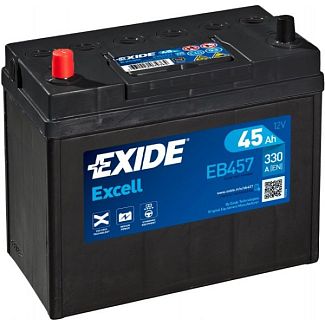 Аккумулятор автомобильный 45Ач 330А "+" слева EXIDE