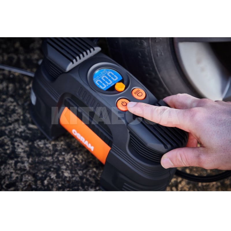 Компрессор автомобильный двухпоршневой 12V 5.43Атм 43л/мин Osram (OTI830) - 3