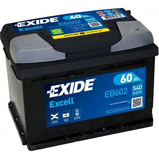 Акумулятор автомобільний 60Ач 540А "+" праворуч EXIDE