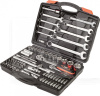 Набір насадок торцевих CrV з тріскачками 1/4", 1/2 " і ключами 82 шт. вкейсе MIOL (58-130)