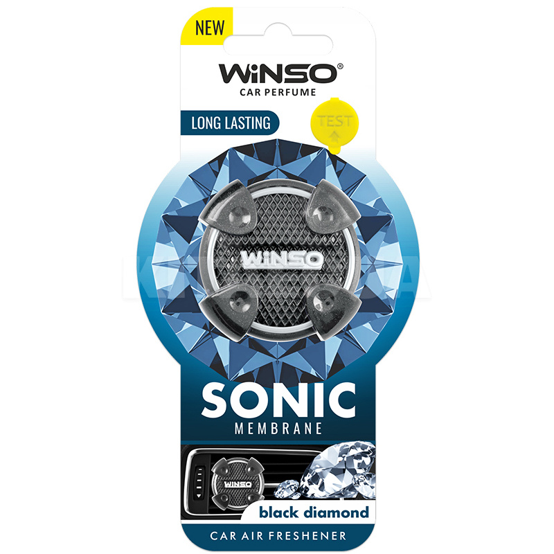 Ароматизатор "черный бриллиант" 5мл Sonic Black Diamond Winso (531040)