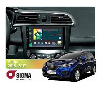 Штатная магнитола X9464 4+64 ГБ 9" Renault Kadjar 2015-2017 (A) SIGMA4car