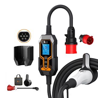 Зарядка для электромобиля Type 2 11 KW 16A 3-фазы Lion EV Wi-Fi FEYREE