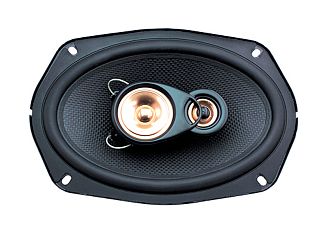 Динамики коаксиальные 3-х полосные овальные 6x9" (15х23 см) черный 250ВтCarbon (2 шт) Celsior