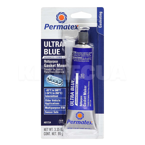 Герметик автомобильный формирователь прокладок 95г силиконовый синий Permatex (8305)