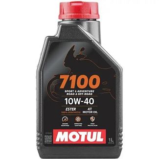 Масло моторное синтетическое 1л 10W-40 7100 4T MOTUL