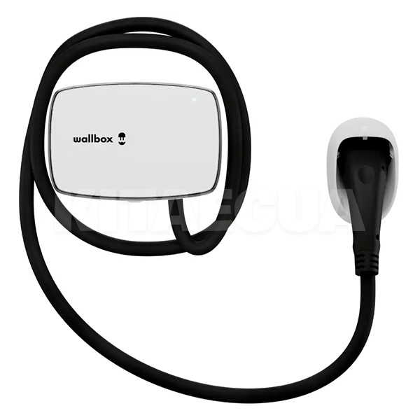 Зарядка Tesla 3 22 кВт 32A 3-фази Type 2 (європейське авто) Commander 2s біла Wallbox (CMX2-0-2-4-8-S01)