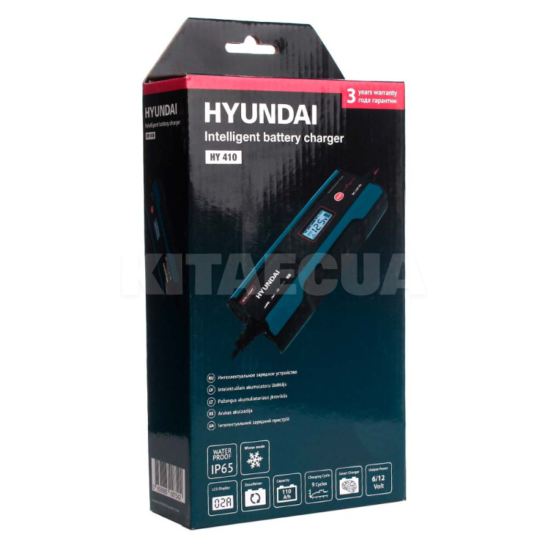 зарядний пристрій для акумулятора 4А HY410 Hyundai (74925) - 2