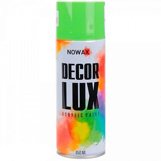Краска светло-зеленая 450мл акриловая Decor Lux NOWAX