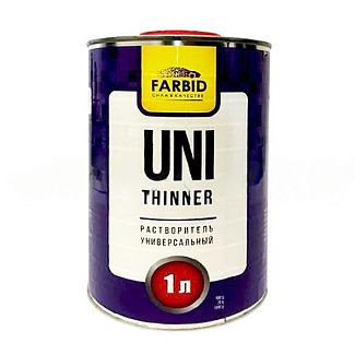 Растворитель 1л акриловый универсальный FARBID