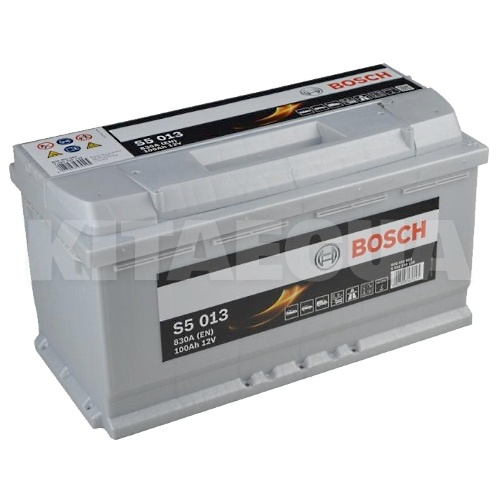 Аккумулятор автомобильный 100Ач 830А "+" справа BOSCH (0092S50130)