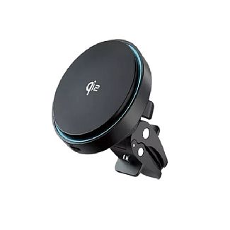Автомобильный держатель на дефлектор Light Circle Qi2 15W с беспроводной зарядкой PROOVE