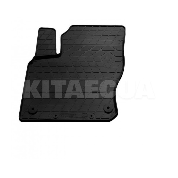 Резиновый коврик водительский Ford Focus III (C346) (2011-2018) FC2 клипсы Stingray (1007324 ПЛ)