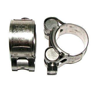 Хомут оцинкованный усиленный W1 23-25мм М5 Дорожня карта