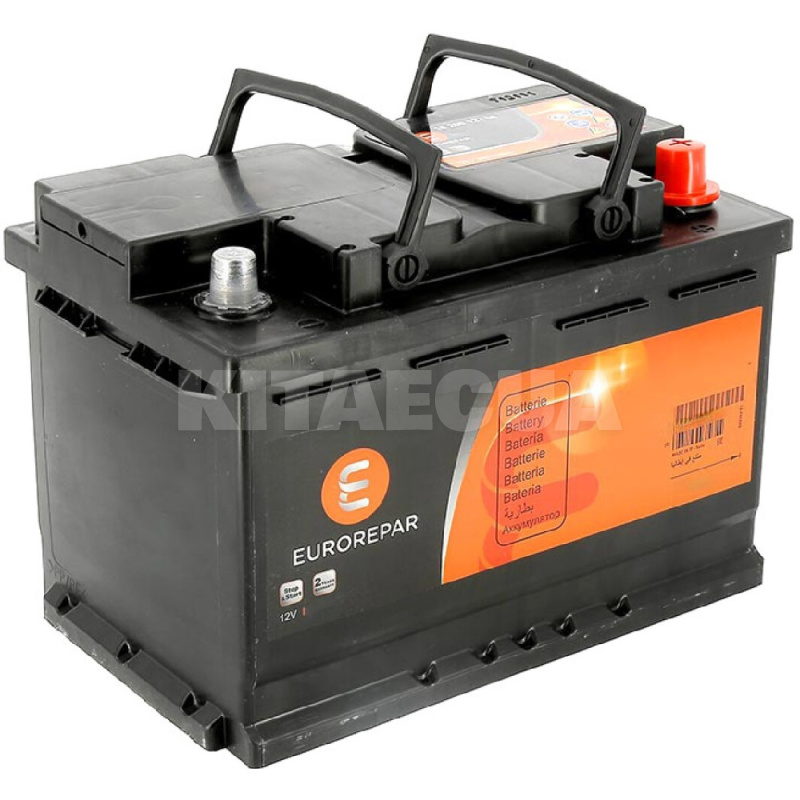 Аккумулятор автомобильный Start Stop 80Ач 800А "+" справа EUROREPAR (1648431480)